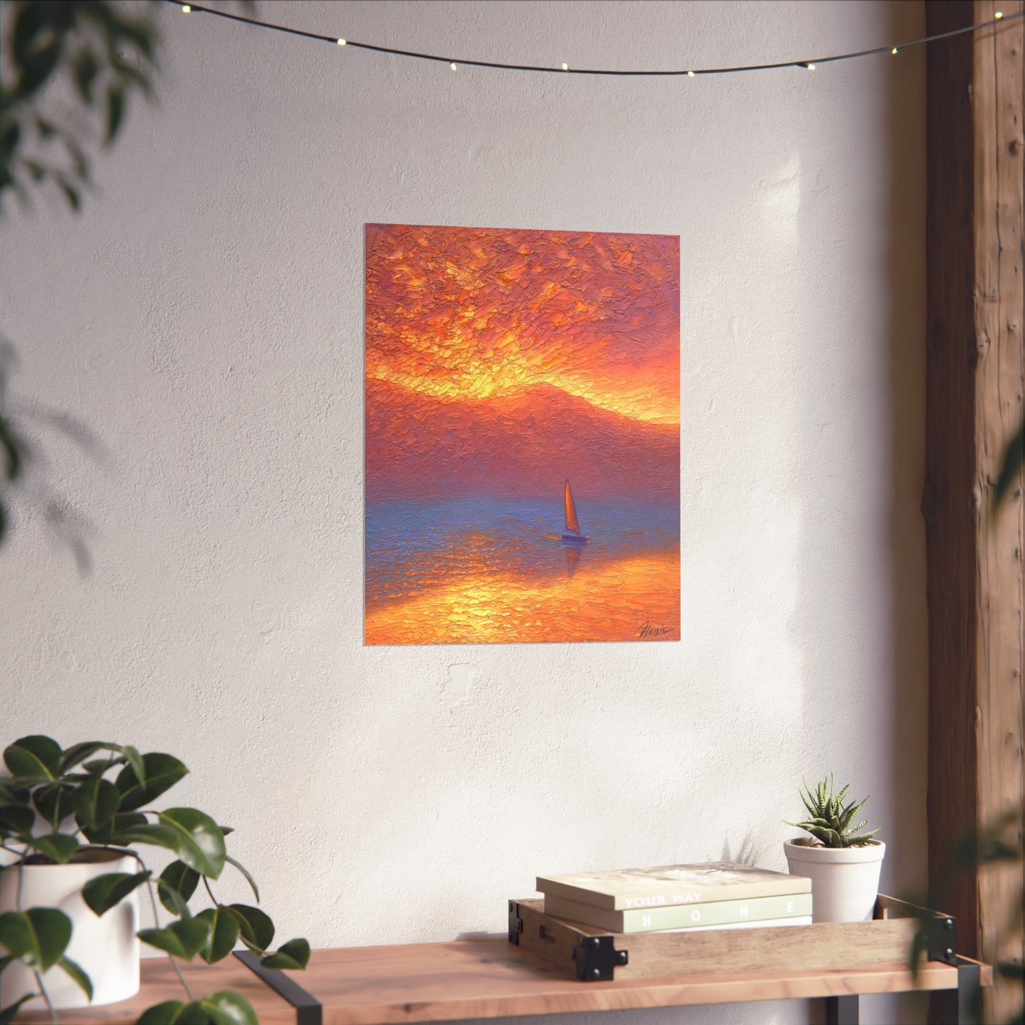 Fire Sunset by Dmitry Oleyn