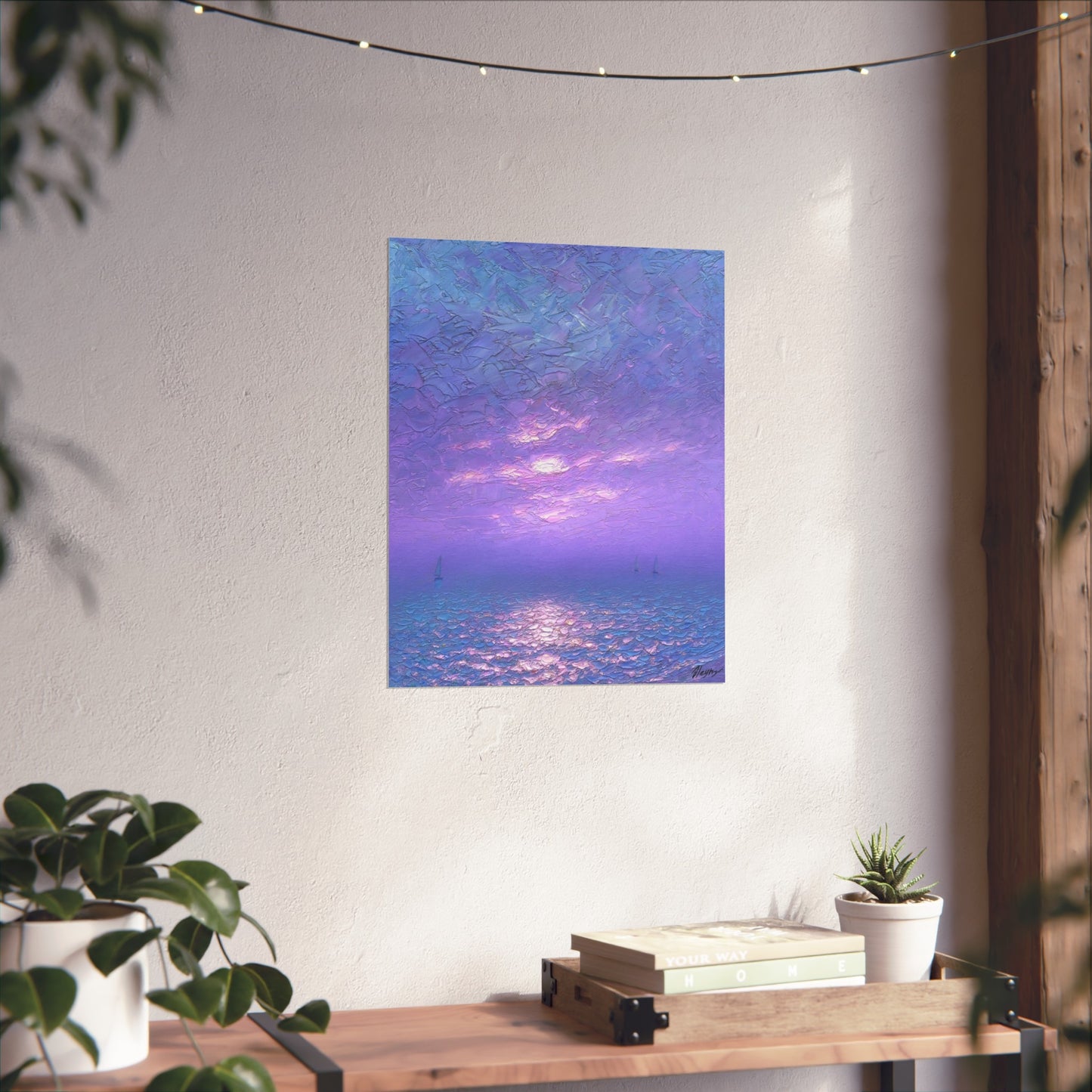 Purple Sunset by Dmitry Oleyn
