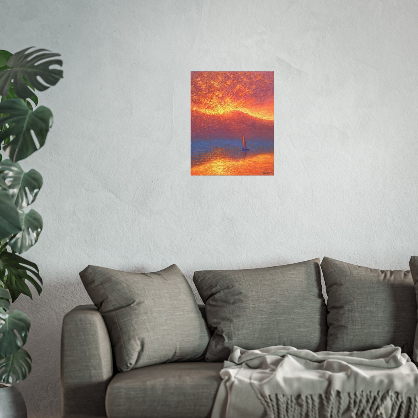 Fire Sunset by Dmitry Oleyn