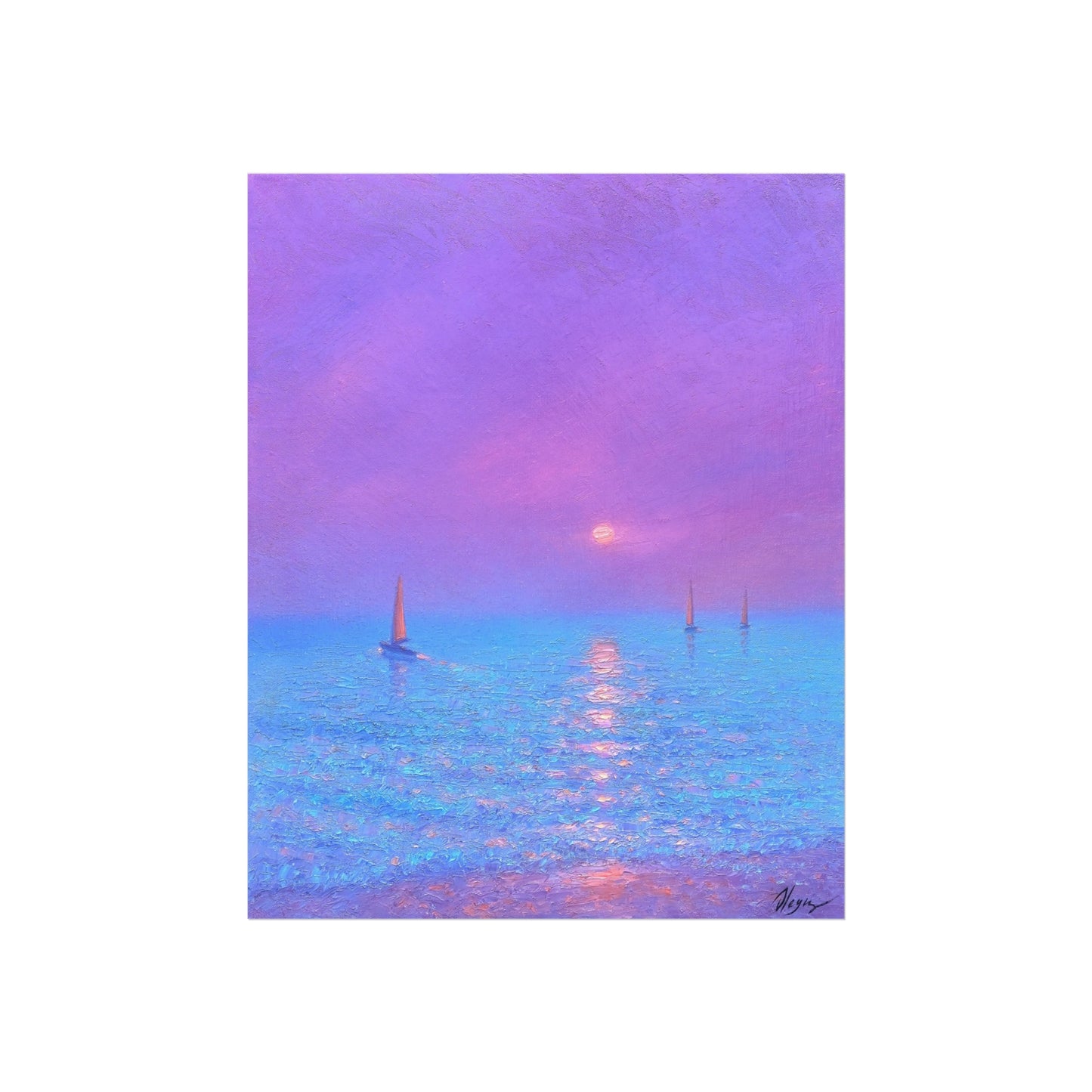 Purple Sun by Dmitry Oleyn