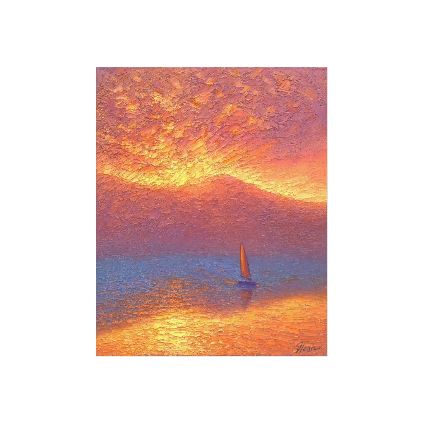 Fire Sunset by Dmitry Oleyn