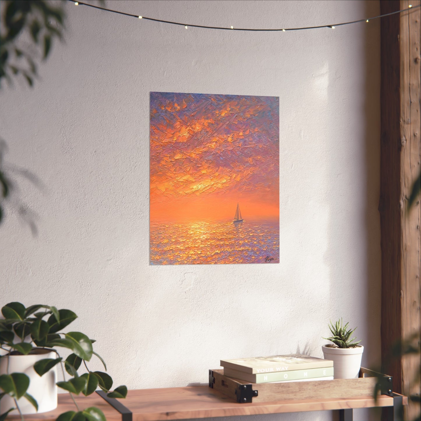 Orange Sunset by Dmitry Oleyn