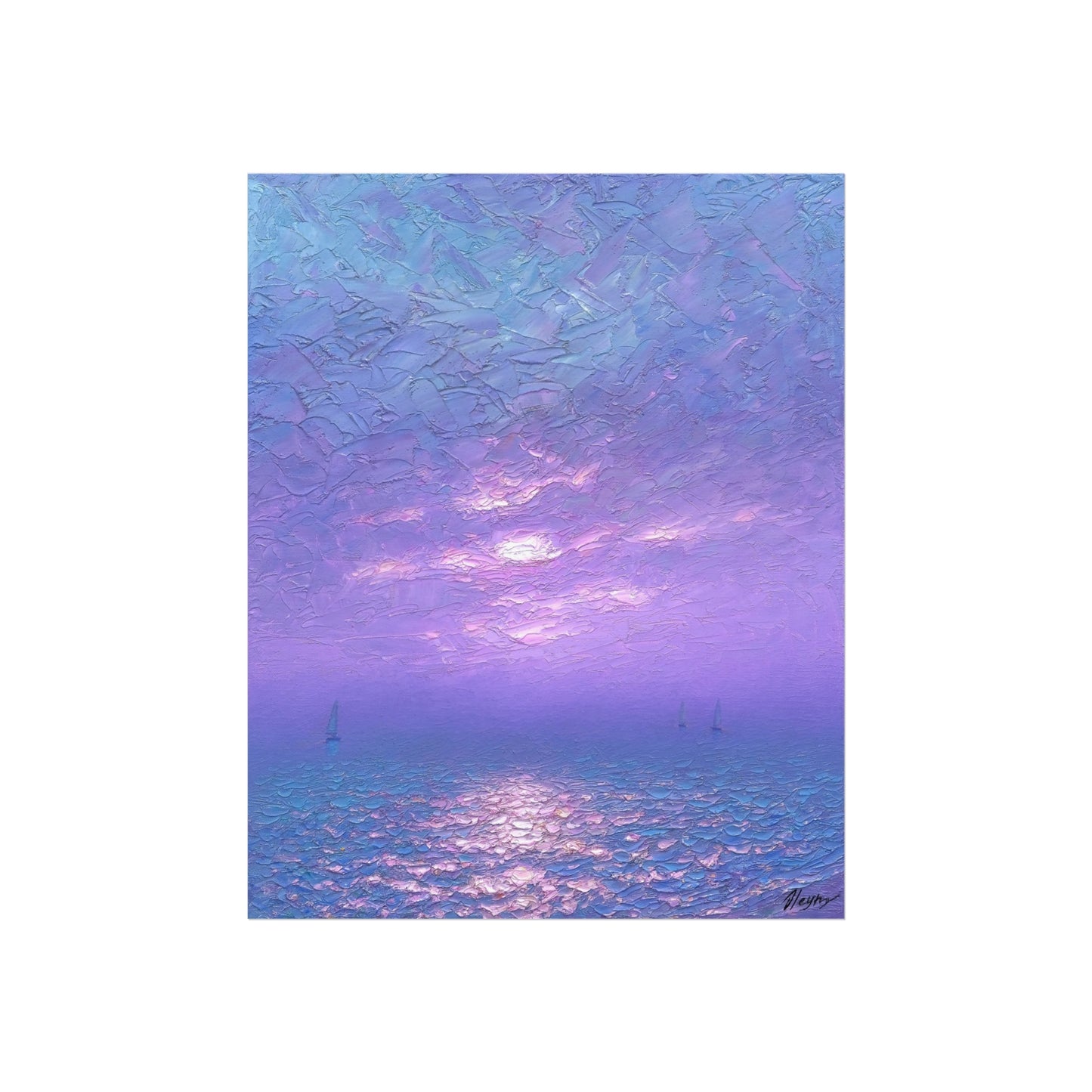 Purple Sunset by Dmitry Oleyn